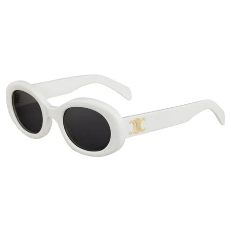 celine triomphe white sunglasses|celine online shopping usa.